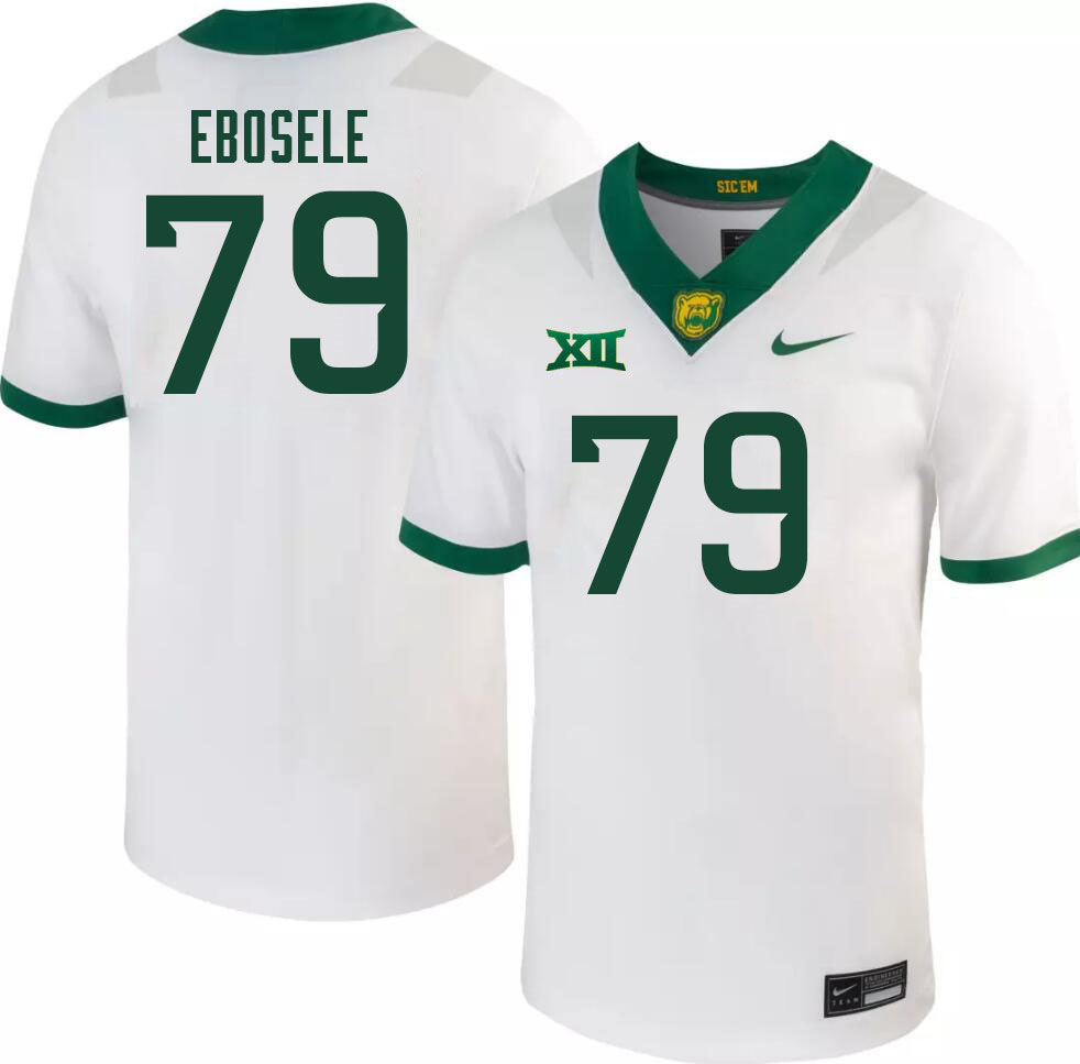 Men-Youth #79 Alvin Ebosele Baylor Bears 2023 College Football Jerseys Stitched-White